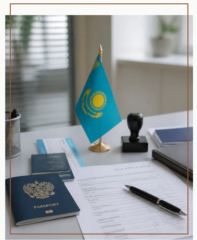 Оформление визы в Казахстан для поездки и работы в Ступине